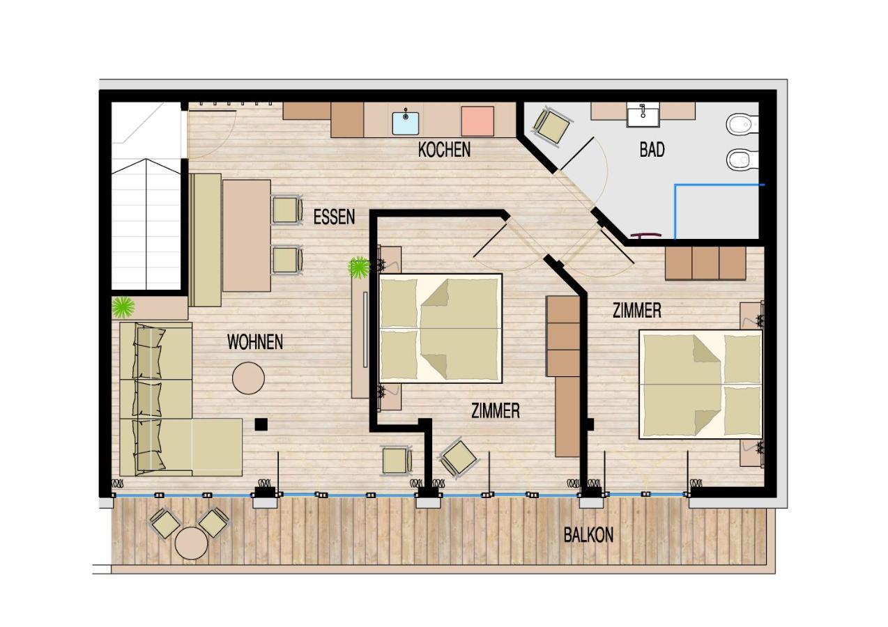 Haus Tannengruen Apartment Зеефелд в Тирол Екстериор снимка